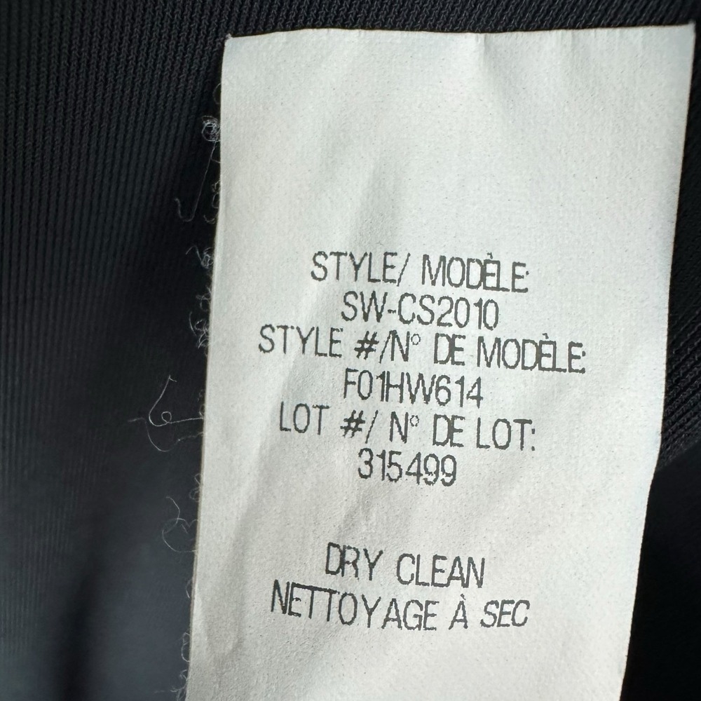 HELMUT LANG Faint Black Sleeveless Midi Dress Sz M - Picture 7 of 10